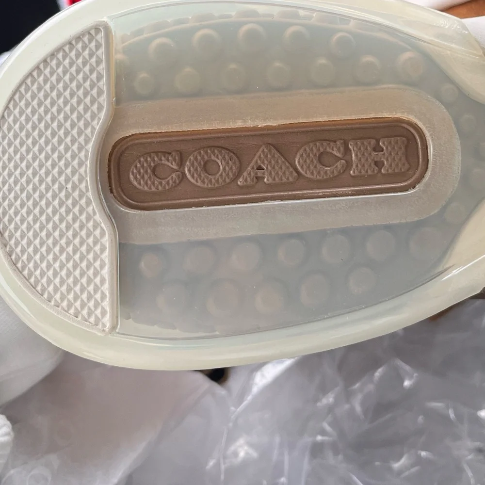 COACH Men’s Citysole Runner Khaki Light Saddle Sneaker New in Box NIB - Picture 12 of 12